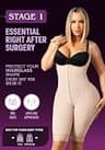 Snatched Body Stage 1 Full Body Knee Length Faja for BBL and Lipo 360