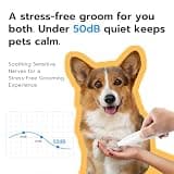 Mcbazel Pocket-Sized Micro Precision Pet Trimmer with 0.7-Inch Blade & LED Light