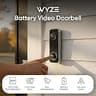 Wyze Battery Video Doorbell Wireless Camera with Local Continuous Record