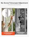 VEVOR Extra Tall Sliding Glass Pet Door for 8-Foot Oversized Patio Doors, XL