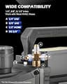 Orion Motor Tech 9 CFM 3/4 HP 2-Stage Rotary Vane HVAC Air Vacuum Pump