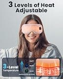 Rechargeable Cordless Heated Eye Mask for Dry Eyes with 15-Minute Auto Shut-Off