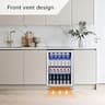 Weili 20-Inch Built-In Beverage Refrigerator, 120-Can Capacity with Lock