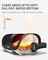 Renpho 4-in-1 Heated Shiatsu Foot and Calf Massager for Deep Tissue Kneading