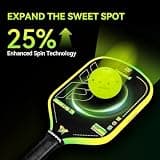 Beesoul 4th Gen T800 Thermoformed Carbon Fiber Pickleball Paddle, 16mm