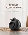 CIRCLE JOY Mini Manual Coffee Grinder with 40 Adjustable Burr Settings