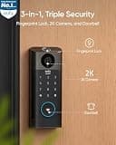 eufy Security S330 Video Smart Lock with 2K Camera and SD Card Expansion