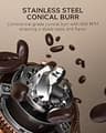 AMZCHEF Single Dose Conical Burr Coffee Grinder with Vacuum-Sealed Storage