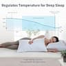 DOWNCOOL Queen Size Adjustable Memory Foam Cooling Pillow Set with Q-Max 0.4