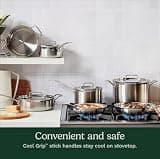 Cuisinart MultiClad Pro Triple-Ply Stainless Steel Cookware Set, 12-Piece