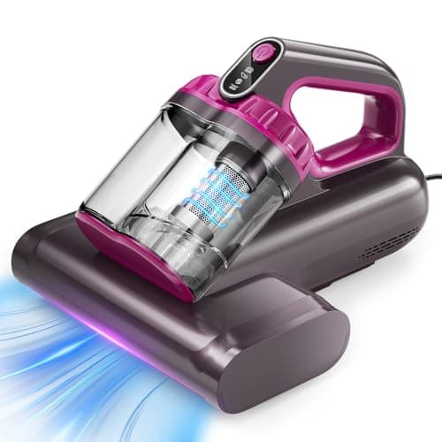 BYHUME Mattress Vacuum Cleaner with 17Kpa Suction, UV-C, and 145°F Heating