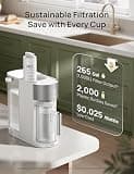 DREO Dual-Pitcher Countertop Reverse Osmosis Water Filter System for Home