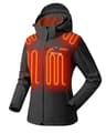 Venustas Women's Classic Heated Jacket with 36Wh Battery Pack & Mylar Lining