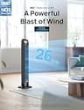 DREO 40-Inch Smart Tower Fan with Alexa Integration and Mobile App Controls