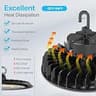 HYPERLITE 150W UFO LED High Bay Light, 21,750lm 5000K 1-10V Dimmable Fixture