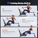 MERACH Sculls Dual-Handle Magnetic Resistance Outdoor Rowing Simulator