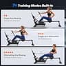 MERACH Sculls Dual-Handle Magnetic Resistance Outdoor Rowing Simulator