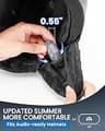 OutdoorMaster MZ04m Ultra-Thin Ski Helmet Headphones with Storage Case