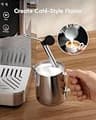ecozy Espresso Machine & Coffee Maker Combo with Guided Touchscreen Frother