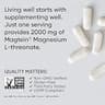 Sports Research Magnesium L-Threonate 2000mg Capsules for Advanced Memory and Sleep