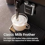 Philips 1200 Series Fully Automatic Espresso Machine with Milk Frother EP1220/04