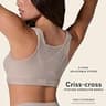 Leonisa Multi-Functional Posture Corrector Wireless Front Closure Sports Bra