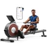 MERACH Q1S Manual 16-Level Magnetic Dual Slide Rail Home Rowing Machine