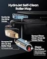 eufy E25 Robot Vacuum and Mop Combo with HydroJet Tangle-Free Roller and AI Navigation