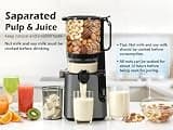 Generic 2-in-1 Cold Press Masticating Juicer with 5.8-Inch Large Chute