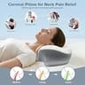 Beslovo Ergonomic High-Density Memory Foam Cervical Neck Pillow for Side Sleepers