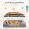 Comfort Expression Extra Large Orthopedic Dog Bed with Removable Custom Comfort Bolsters