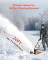VEVOR 17-Inch 12-Amp Corded Electric Snow Shovel with Adjustable Chute