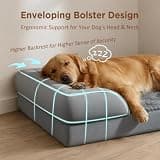 Comfort Expression Extra Large Orthopedic Dog Bed with Removable Custom Comfort Bolsters