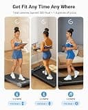 THERUN Under Desk Walking Pad with 2.5HP Brushless Ultra-Quiet Motor