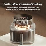 Cosori Iconic Smart Stainless Steel Ceramic Air Fryer 6.5 Quart Volume