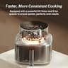 Cosori Iconic Stainless Steel 6.5-Quart Smart Air Fryer with Advanced DC Motor