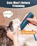 oneisall Whisper-Quiet Compact Cordless Cat Grooming Clipper for Sensitive Pets