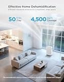 GoveeLife 137-Pint Smart Dehumidifier with Built-In Pump for Large Homes