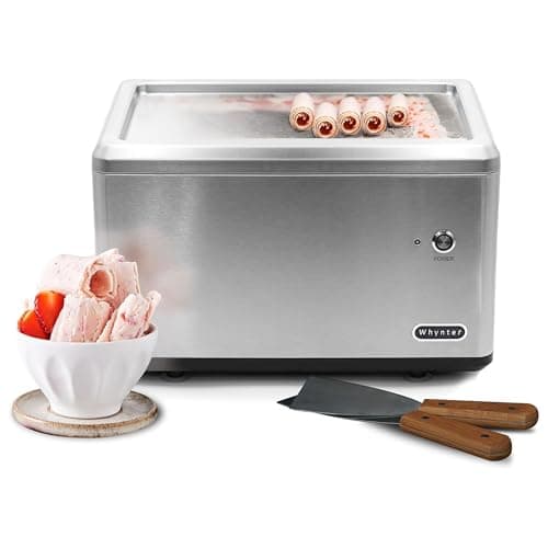 Whynter ICR-300SS 0.5-Quart Stainless Steel Rolled Ice Cream Maker With Compressor