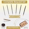 Lantern Moon Bequest Ebony Wood Interchangeable Tunisian Crochet Hook Set