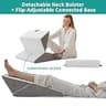 Bedluxe 3-Piece Orthopedic Bed Wedge Pillow Headboard Set for Recovery