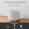 Cuckoo CR-0675FW Micom Rice Maker with Fuzzy Logic and Auto Clean, 6-Cup White