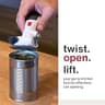 Zyliss Lock N' Lift Ergonomic Manual Can Opener with Lid Lifter Magnet