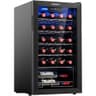 EUHOMY 25-Bottle Freestanding Compressor Wine Cooler Refrigerator with Touch Screen