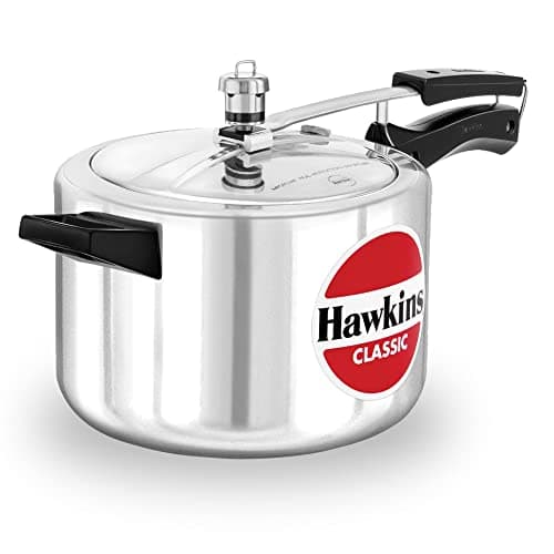 Hawkins Classic CL50 5-Litre Inside-Fitting Lid Aluminum Pressure Cooker