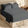 Hearth & Harbor 6-Piece Extra Deep Microfiber Sheet Set for 18-24 Inch Pockets, Queen