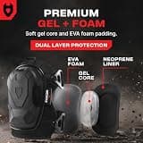 NoCry Professional Construction Knee Pads with Integrated Ankle Support