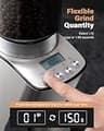 KIDISLE Electric Conical Burr Coffee Grinder with 51 Precision Settings
