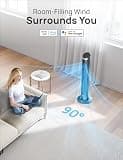 DREO 40-Inch Smart Tower Fan with Alexa Integration and Mobile App Controls