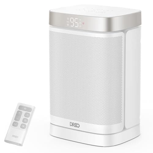 Dreo Atom One 1500W Portable Space Heater with 70-Degree Wide Oscillation
